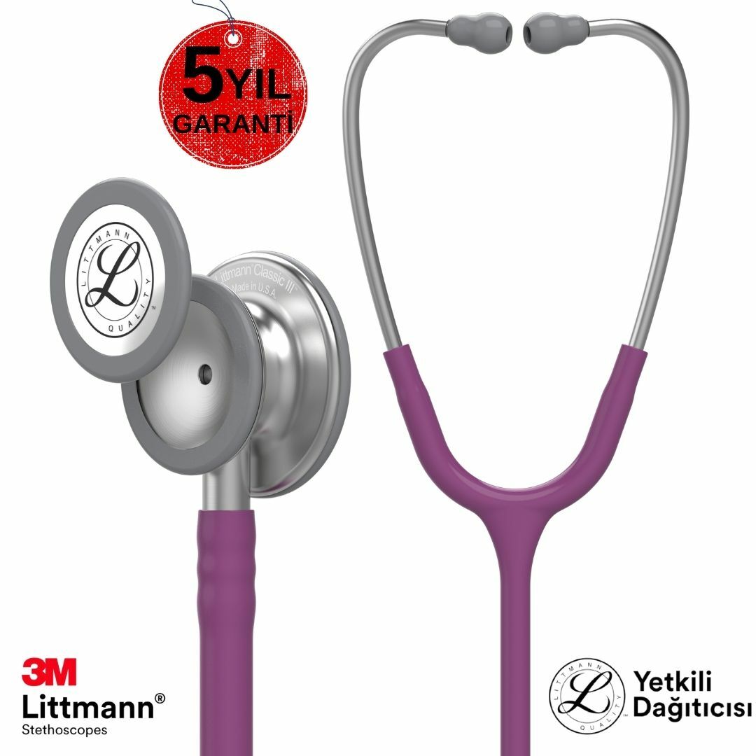5831 Mürdüm Stetoskop ( plum) 3M Littmann Klasik 3