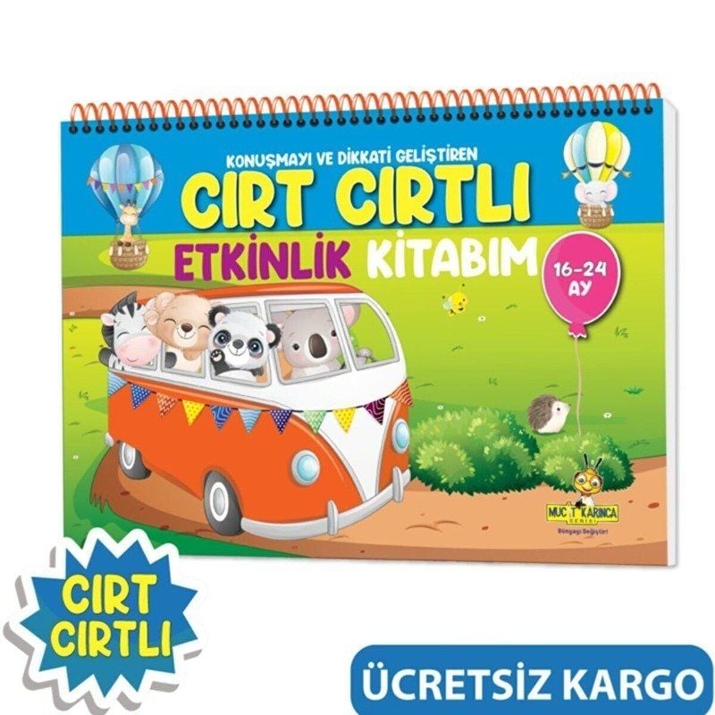 CIRT CIRTLI ETKİNLİK KİTABIM (16-24 AY) Paylaş         CIRT CIRTLI ETKİNLİK KİTABIM (16-24 AY)