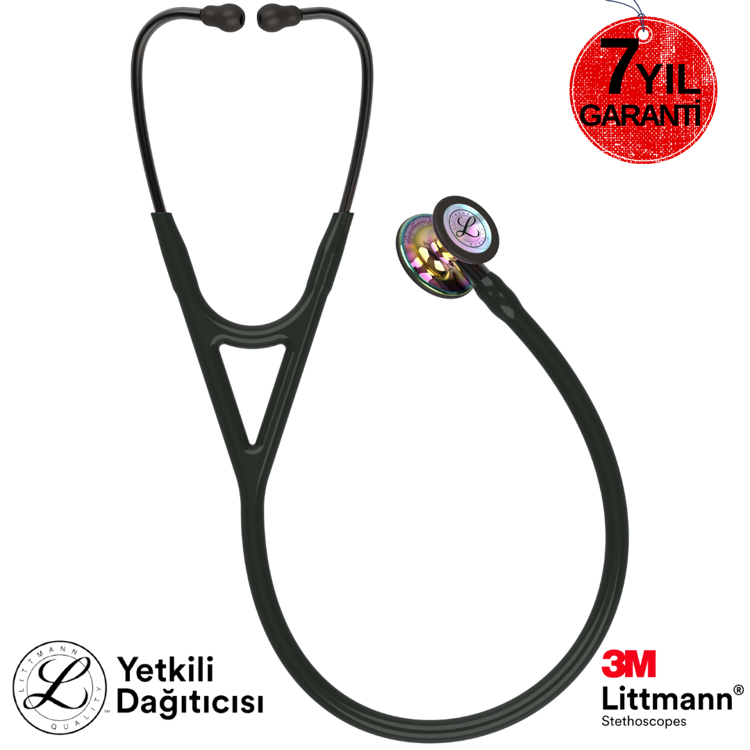 3M Littmann Kardioloji 4 6165 (Siyah / Gökkuşağı)