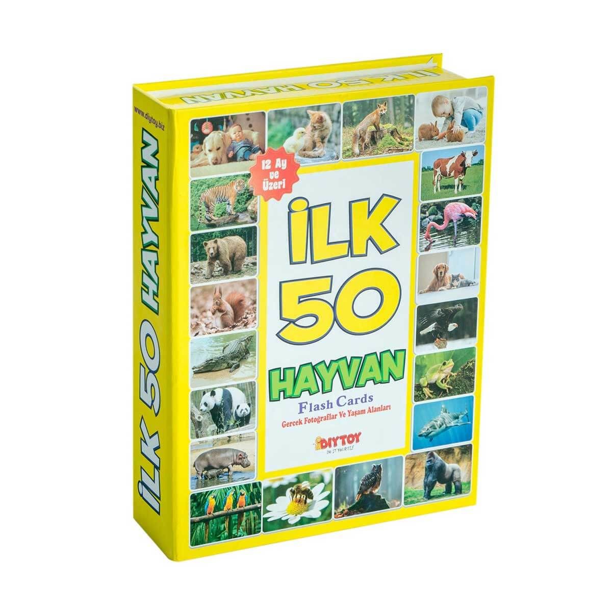 Yaşam Alanlarında İlk 50 Hayvan Resim Kartları - Mkc-1453129