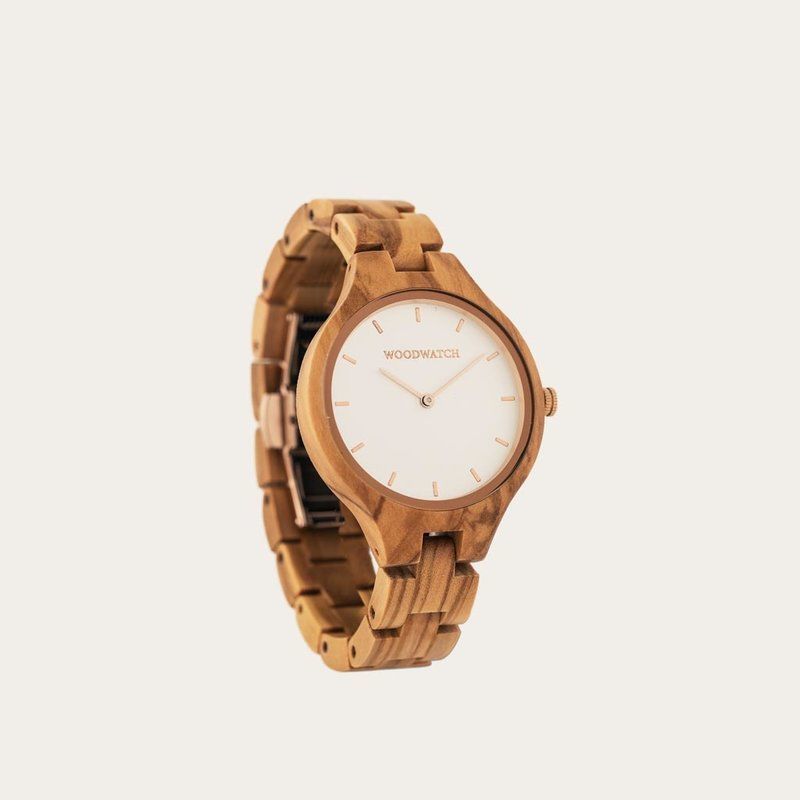 WoodWatch Nordic Rose Ahşap Kol Saati - 36mm