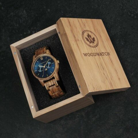 WoodWatch Sailor Ahşap Kol Saati - 40mm