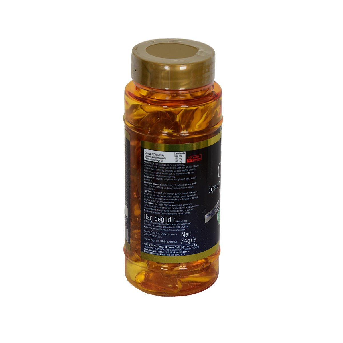 Aksuvital Shiffa Home Omega 3-6-9 1000 Mg (DHA+EPA 550 Mg) Yumuşa