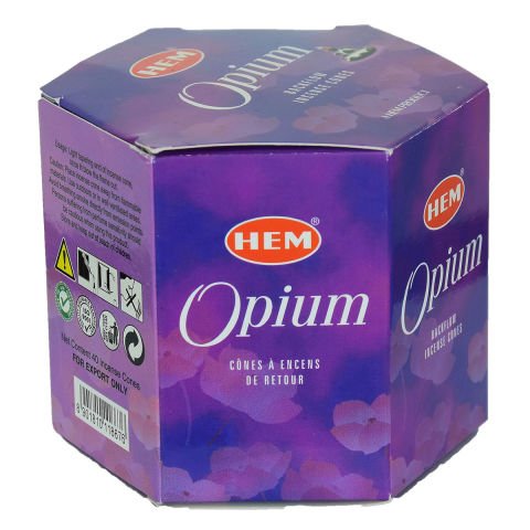 Geri Akış Şelale Haşhaş Kokulu 40 Konik Tütsü - Opium Backflow In