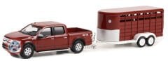 1:64 2019 Ford F-150 XLT with Livestock Trailer