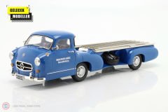 1:18 1955 Mercedes Benz Renntransporter “the blue wonder” - Mercedes Rennsportabteilung -