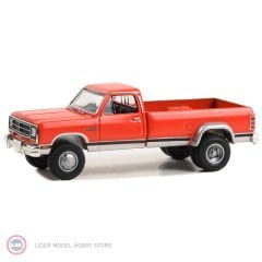 1:64 Greenlight 1989 Dodge Ram D-350 Colorado Red and Sterling Silver Dually Drivers Series