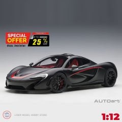 ÖZEL FİYAT 1:12 2013 McLaren P1 (Matt Black)