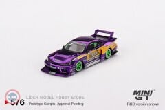 1:64 2022 Nissan Silvia S15 LB-Super Silhouette #555 2022 Formula Drift Japan