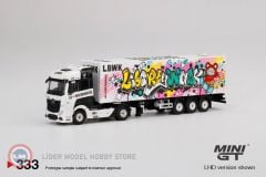 1:64 Mercedes Benz Actros With 40FT Container LBWK Kuma Graffiti