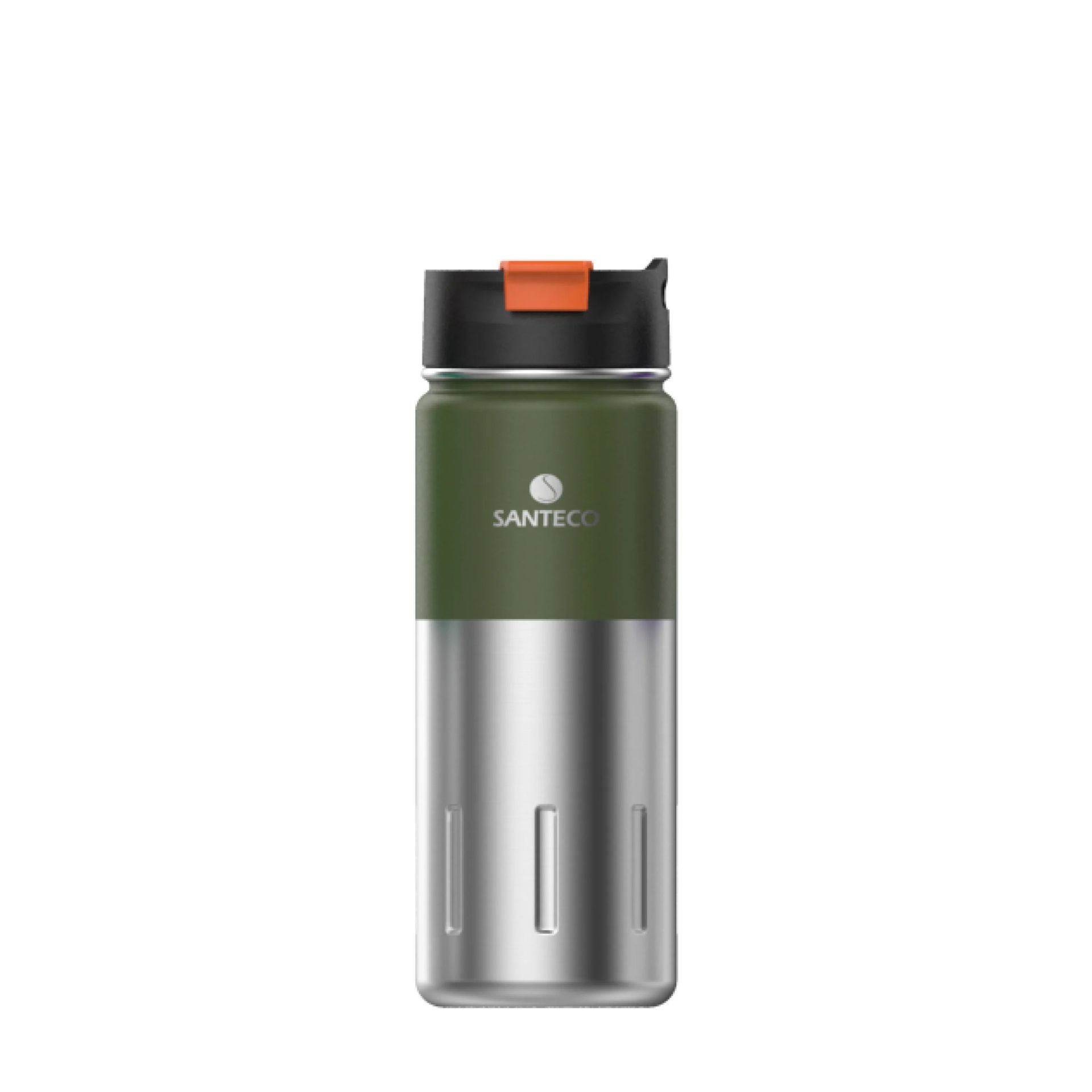 Santeco Kotka S0115142 Yeşil 500ml Termos, Paslanmaz Çelik, Vakum Yalıtımlı
