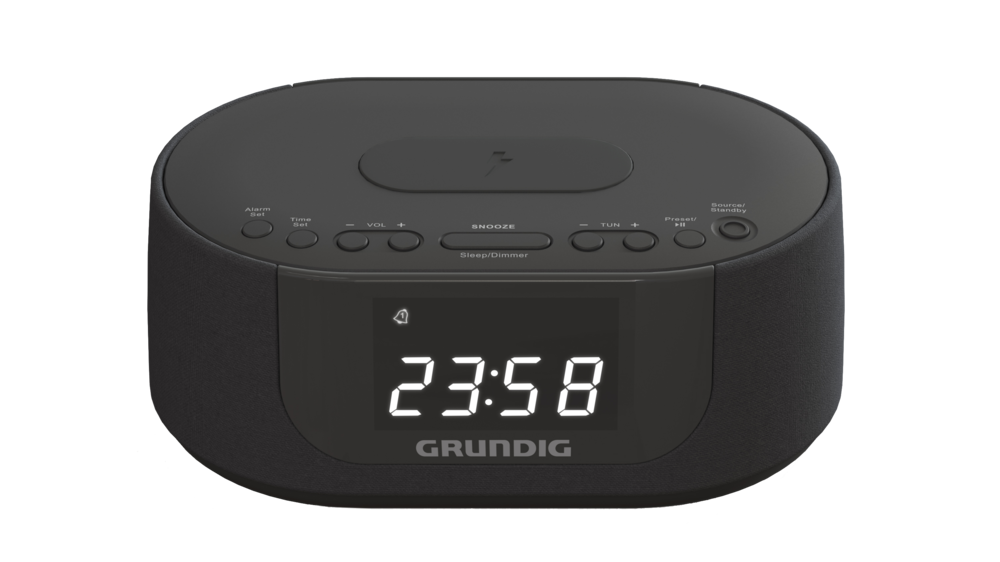 Grundig SCC 400 Kablosuz Şarj Özellikli Alarm Saatli Radyo / BT Speaker Radyo