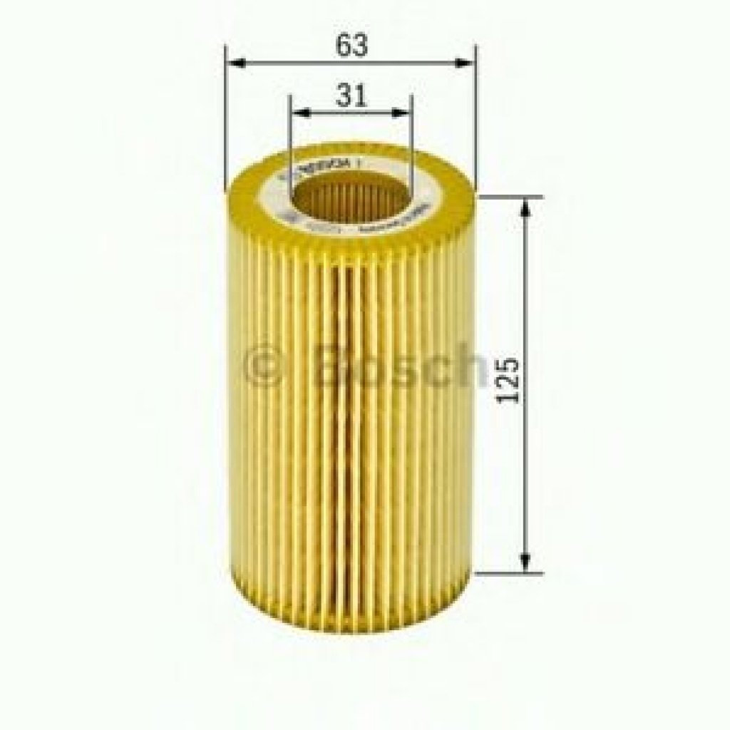 YAG FILTRESI VOLVO S40 10> S60 II D3 12> S80 10> V60 10> V70 III D5 11> XC60 D5 11> XC70 C30 10> C70 10>/BOSCH F026407097