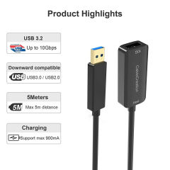 CableCreation CD0762 USB-A Usb Uzatma Kablosu 5m 10G