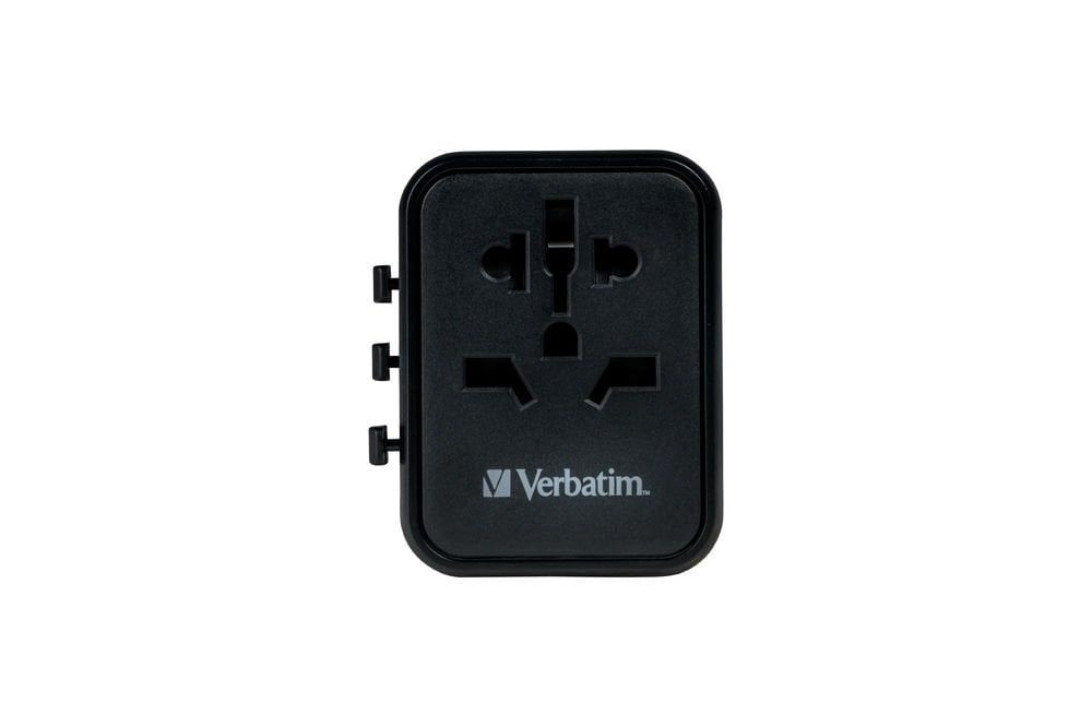 Verbatim UTA-02 Evrensel Seyahat Adaptörü - PD20W / QC / 1xUSB / 1xType-C