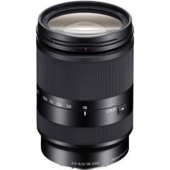 Sony E 18-200mm F/3.5-6.3 OSS Lens (Sony Eurasia Garantili)