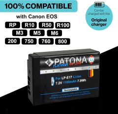Patona  Canon LP-E17  Platinum Seri Batarya ( 1348 )
