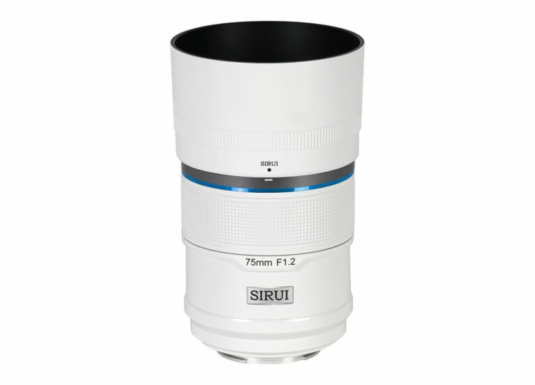 Sirui Sniper 75mm F1.2 APS-C/S35 Auto-Focus Lens (E Mount, White)