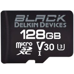 Delkin Devices 128GB BLACK UHS-I V30 MicroSDXC Hafıza Kartı + SD Adapter