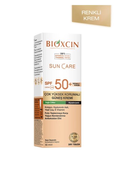 Bioxcin Sun Care Yağlı Ciltler İçin Renkli Güneş Kremi