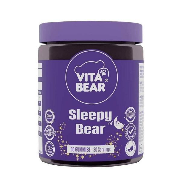 Vita Bear Sleepy Bear Gummy 3 mg Melatonin Vitamin 60 Adet