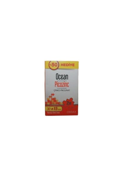 Ocean Picozinc Çinko 45 Tablet