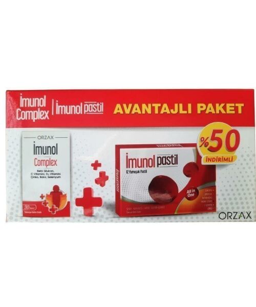 İmunol Complex 30 Kapsül + İmunol Soft 12 Pastil