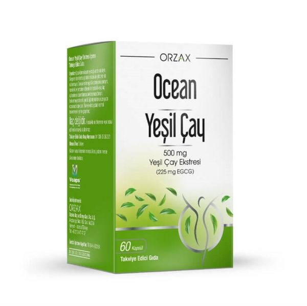 Ocean Green Tea 500 mg 60 Kapsül