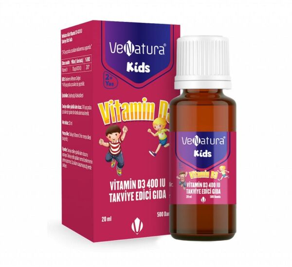 VeNatura Kids Vitamin D3 400 IU 20 ml
