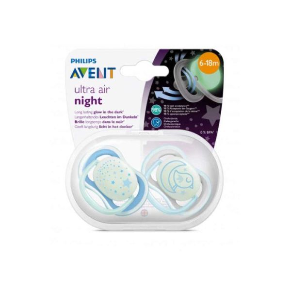 Avent Ultra Air Gece Emziği 6-18 ay Erkek