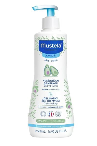 Mustela Gentle Cleansing Yenidoğan Şampuanı 500 ml