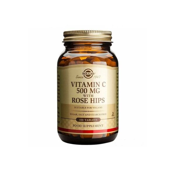 Solgar Vitamin C 500mg With Rose Hips 100 Tablet