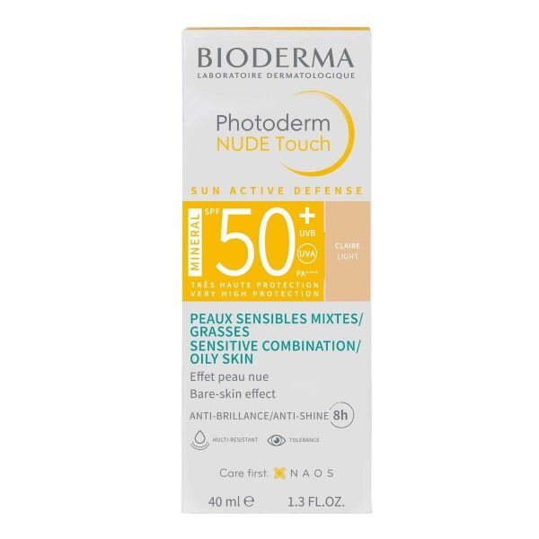 Bioderma Photoderm Nude Touch SPF50+ Light 40 ml