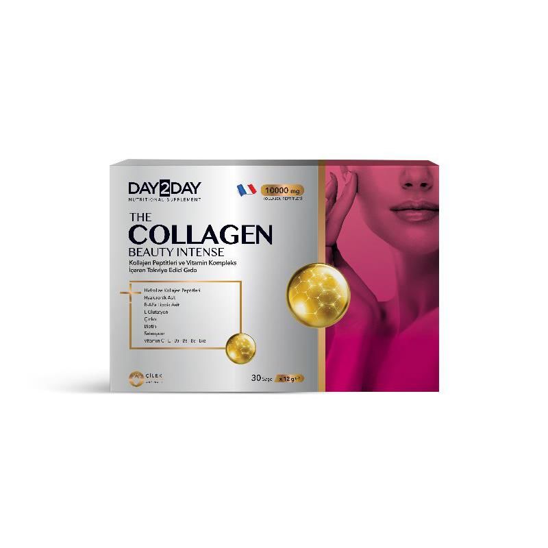 Day2Day The Collagen Beauty Intense Çilek Aromalı - 30 Saşe x 12 gr