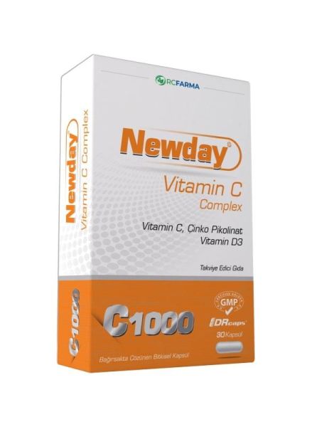 Newday Vitamin C 1000 Complex 30 Kapsül