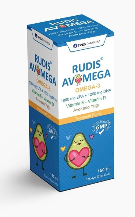 Rudis Avomega Omega 3 Şurup 150 ml