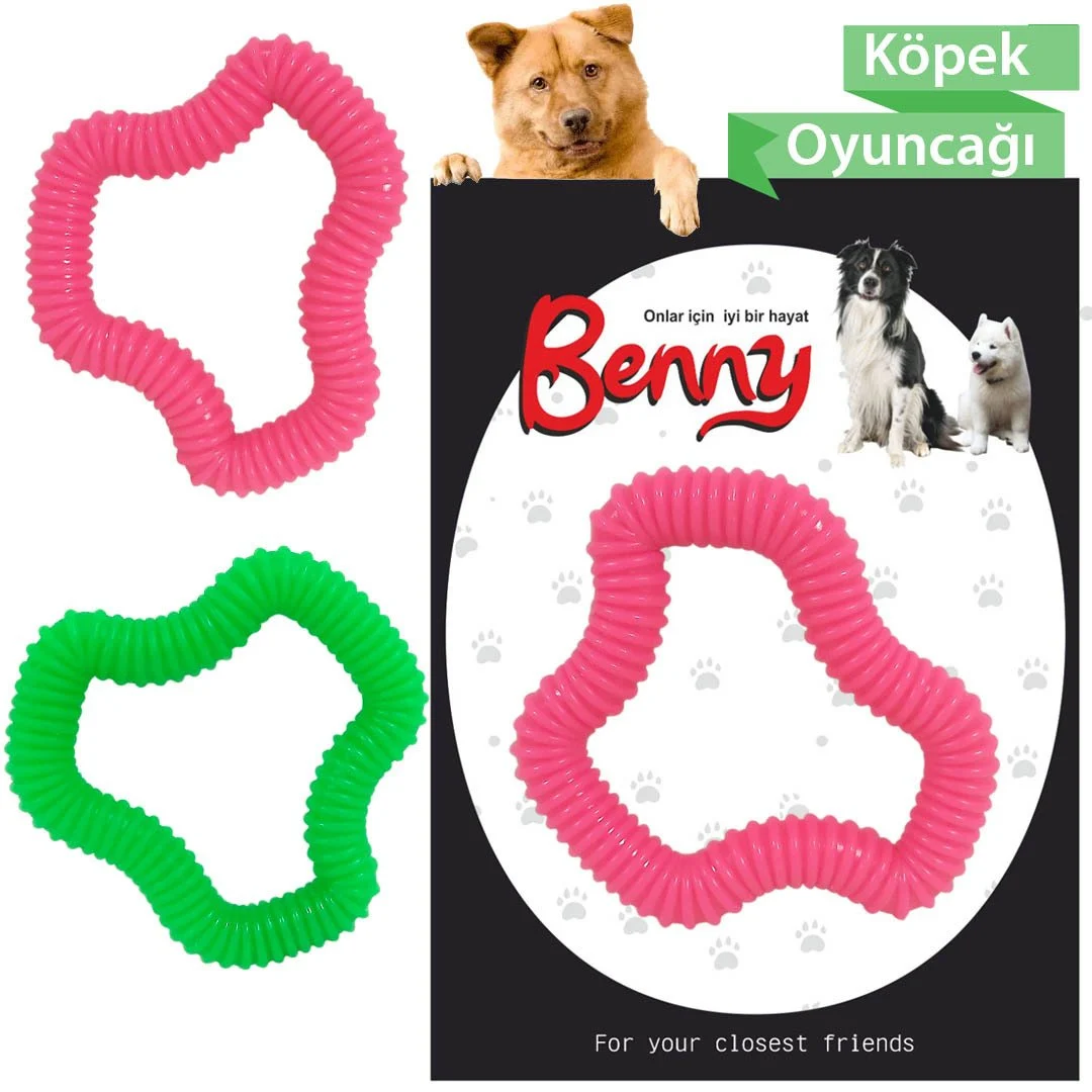 Benny Köpek Oyuncağı Sert 11 x 10 cm Kırmızı