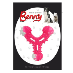 Benny Diş Kaşıma Köpek Oyuncağı Çatal 11 cm Yeşil