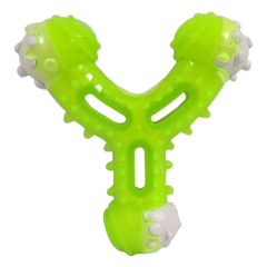 Benny Diş Kaşıma Köpek Oyuncağı Çatal 11 cm Yeşil