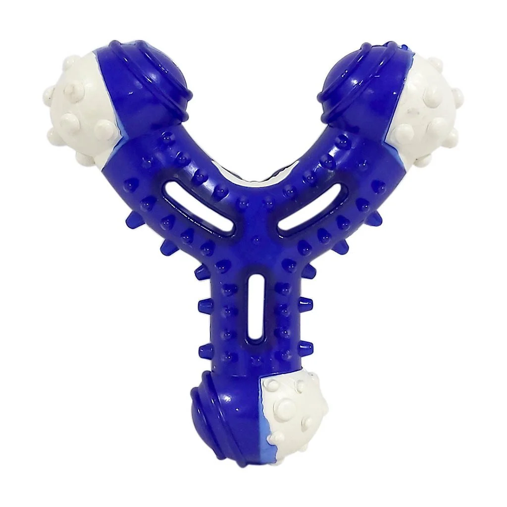 Benny Diş Kaşıma Köpek Oyuncağı Çatal 11 cm Mavi