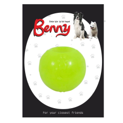 Benny Köpek Oyuncağı Sert Top 5 cm Neon Yeşil