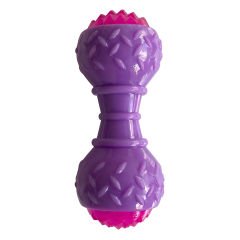 Playfull Aktivite Sesli ve Işıklı Köpek Oyuncak Dumbel 5x15 cm Mor