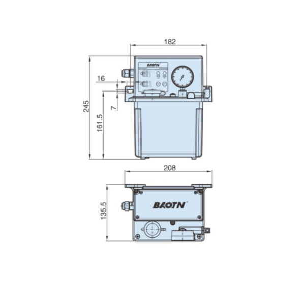 (2LT) 220V PLC Kontrollü CNC Yağlama Ünitesi