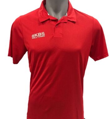 KBS Erkek Polo Yaka Kırmızı Tişört
