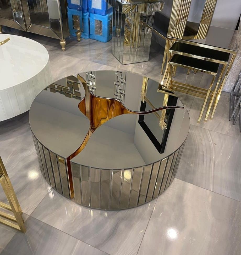 İtalyan Orta Sehpa Bronz