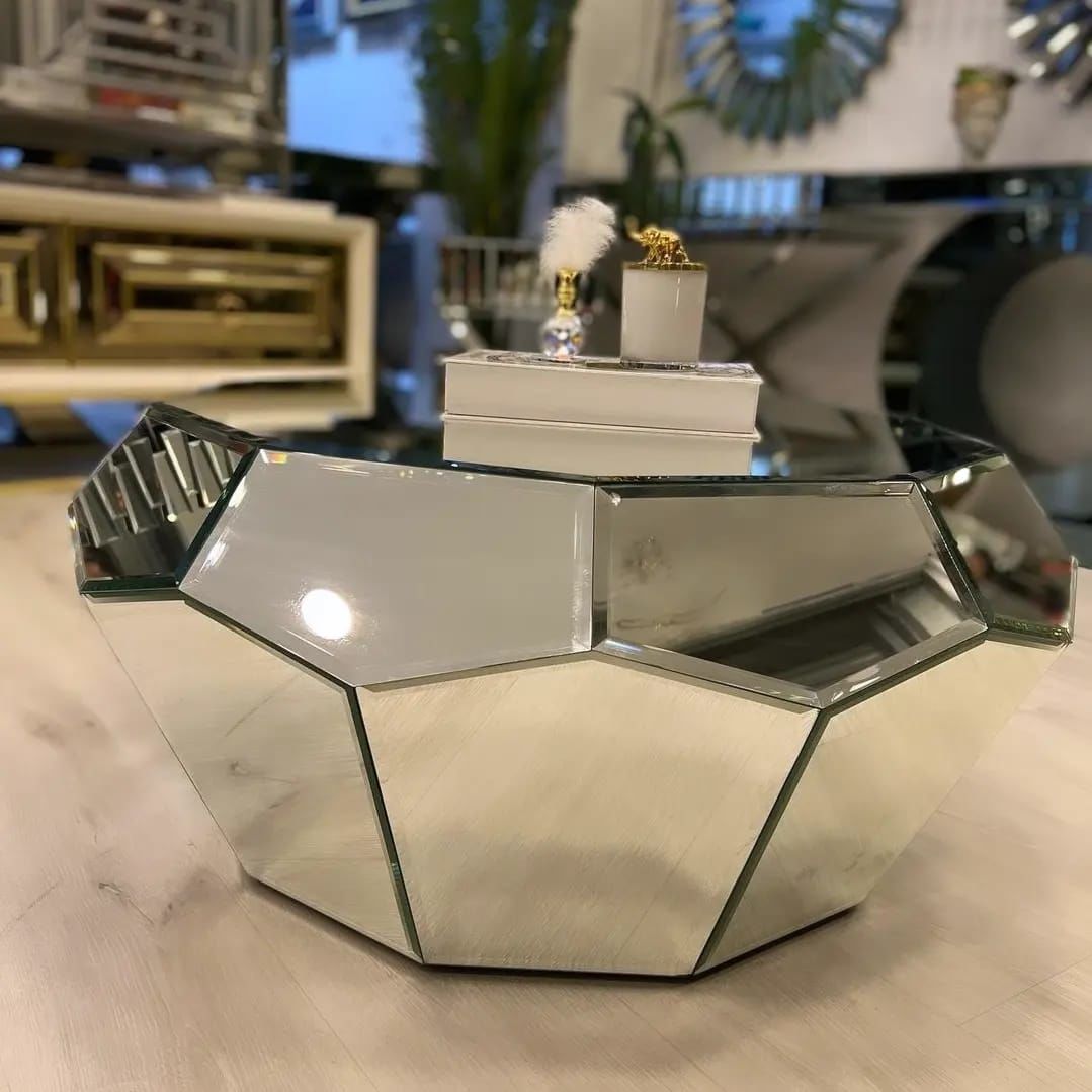Diamond Orta Sehpa Gümüş