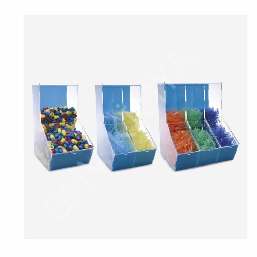 006.15.001 Dispenser Kutusu - Akrilik - Tek Bölmeli 1 Adet / Paket