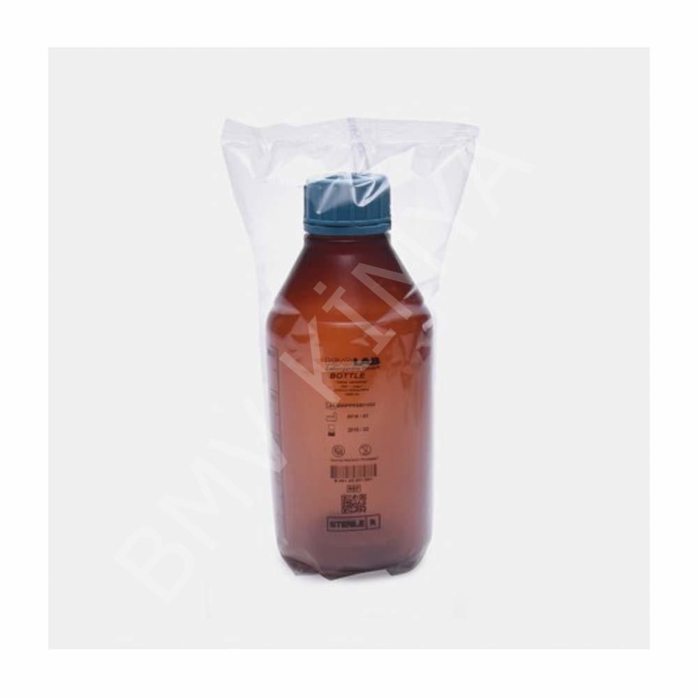 061.17.100 Şişe - Iso - Vida Kapaklı - Orta Boyun - P.P - Amber - 100Ml 100 Adet / Paket