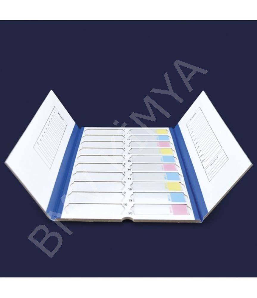 076.01.001W Lam Dosyası - Karton - Beyaz 1 Adet / Paket