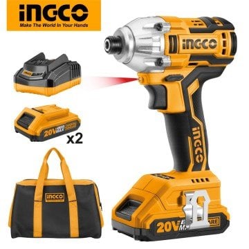 Ingco 20V Çift Akülü Kömürsüz Vidalama Lithium-Ion CIRLI2002